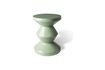 Miniature Zig Zag olive green side table 1