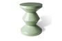 Miniature Zig Zag olive green side table Clipped