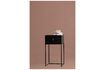 Miniature Zola black wood bedside table 4